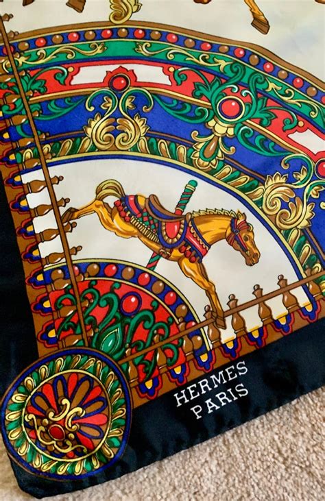 hermes scarf with horse